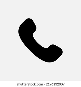 Phone icon in solid style about user interface, use for website mobile app presentation