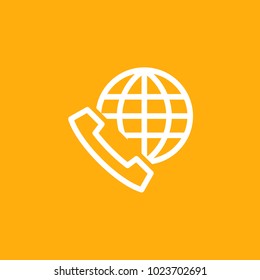 Phone Icon, Stock Vector, eps10.