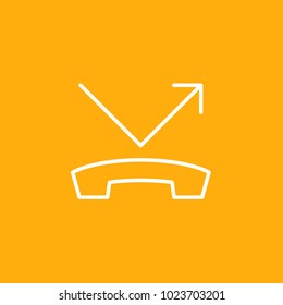 Phone Icon, Stock Vector, eps10.