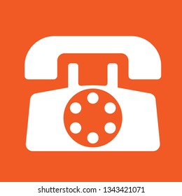 Phone icon, stock vector illustration, EPS10.