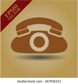 Icono de teléfono o símbolo
