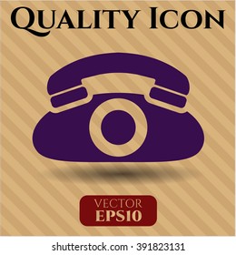 Icono de teléfono o símbolo