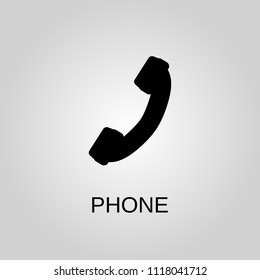Phone icon. Phone symbol. Flat design. Stock - Vector illustration