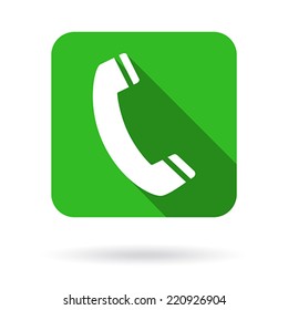 Phone Icon Symbol Flat Design. Vector illustration