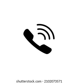 phone icon symbol. telephone vector isolated on white background