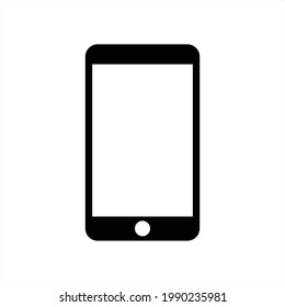 Símbolo del icono del teléfono. Fondo transparente. EPS 10