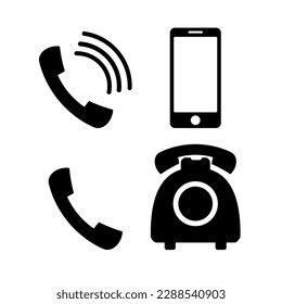 phone icon, phone symbol, vector file