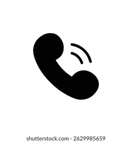 phone icon, Telephone call sign, Chat bubble phone isolated on white background