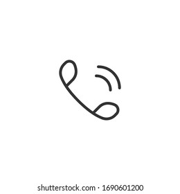 Phone icon. Telephone calling symbol modern, simple, vector, icon for website design, mobile app, ui. Vector Illustration