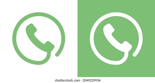 Phone icon. Telephone icon. Contact symbol vector illustration.