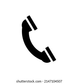 phone, icon, telephone handset, vector image