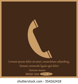 phone icon telephone sign