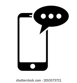 Phone icon Telephone icon symbol for app and messenger