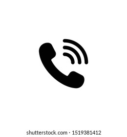 Phone icon, telephone symbol. Call icon vector illustration.
