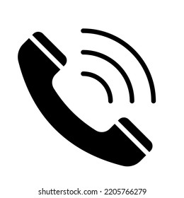 Phone icon. Telephone icon symbol isolated. call sign. vector illustration