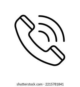 Phone icon. Telephone icon symbol isolated. call sign. vector illustration