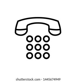 Phone icon, Telephone vector, call symbol design trendy illustration.