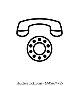 Phone icon, Telephone vector, call symbol design trendy illustration.