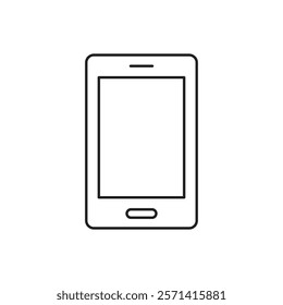 Phone icon Thin line vector