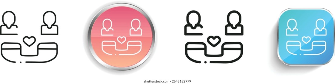 ícone do telefone. Design fino, linear, regular e estilo botão isolado no fundo branco