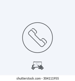 Phone icon - Thin series