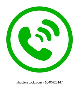	
Phone icon in trendy flat style isolated on white background. Telephone symbol. Vector illustration