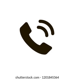 Phone icon in trendy flat style isolated on white background.Phone symbol