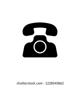Phone icon in trendy flat style isolated on white background. Phone icon for your website design, logo, application, user interface. Vector illustration, EPS10.