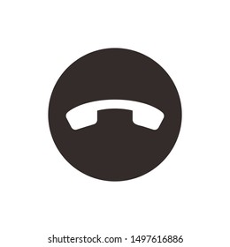 Phone icon in trendy flat style isolated on white background. Telephone symbol. Vector illustration.