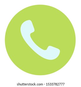 Phone icon in trendy flat style isolated. Vector illustration. 