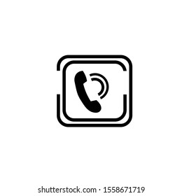 Phone icon in trendy flat style isolated Telephone symbol for your design, logo, UI. Vector illustration