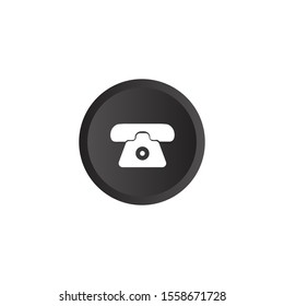Phone icon in trendy flat style isolated Telephone symbol for your design, logo, UI. Vector illustration