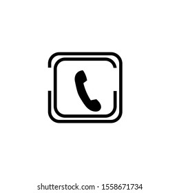 Phone icon in trendy flat style isolated Telephone symbol for your design, logo, UI. Vector illustration