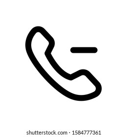 Phone icon in trendy flat style isolated on white background.
