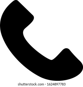 Phone icon in trendy flat style isolated on white background. Telephone symbol.