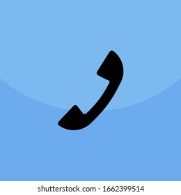 Phone icon in trendy flat style
