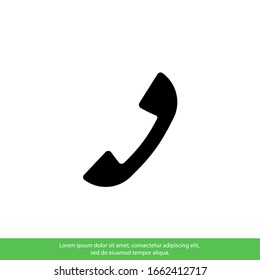 Phone icon in trendy flat style