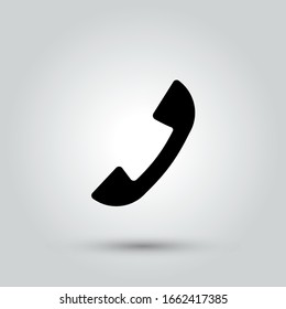 Phone icon in trendy flat style