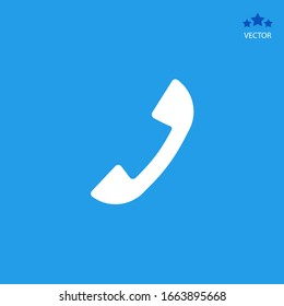 Phone icon in trendy flat style