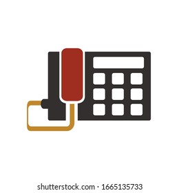 Telefonikons im trendigen, flachen Stil einzeln auf grauem Hintergrund. Telefon-Symbol für Ihr Website-Design