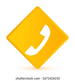 Phone icon in trendy flat style