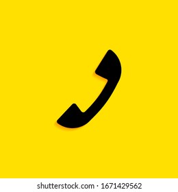 Phone icon in trendy flat style