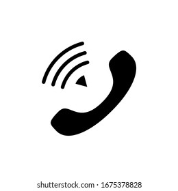 Phone icon in trendy flat style vector illustration logo template. EPS 10
