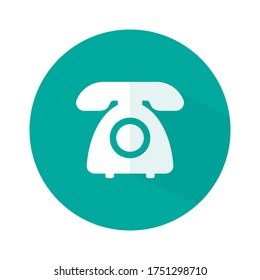 Phone Icon in trendy flat style, Telephone symbol