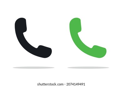 Phone icon in a trendy flat style isolated on a white background using the eps 10 format
