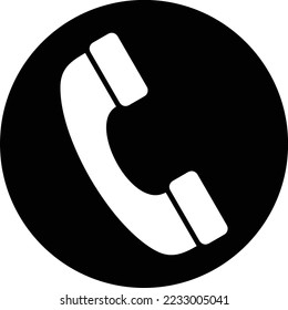Icono de teléfono en estilo plano de moda aislado en fondo blanco. Símbolo del teléfono. Ilustración vectorial.