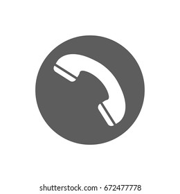Phone icon in trendy flat style isolated on white background. Symbol for your web site design, logo, app, UI. Vector illustration, EPS
