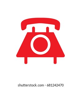 Phone icon in trendy flat style isolated on white background.