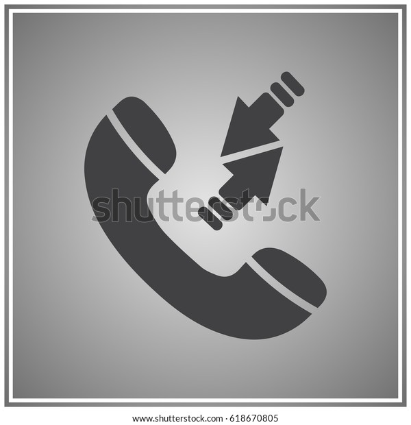 Phone Icon Trendy Flat Style Vector Stock Vector Royalty Free