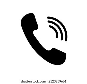 Phone icon in trendy flat style.Isolated on white background. Phone symbol. Vector illustration.